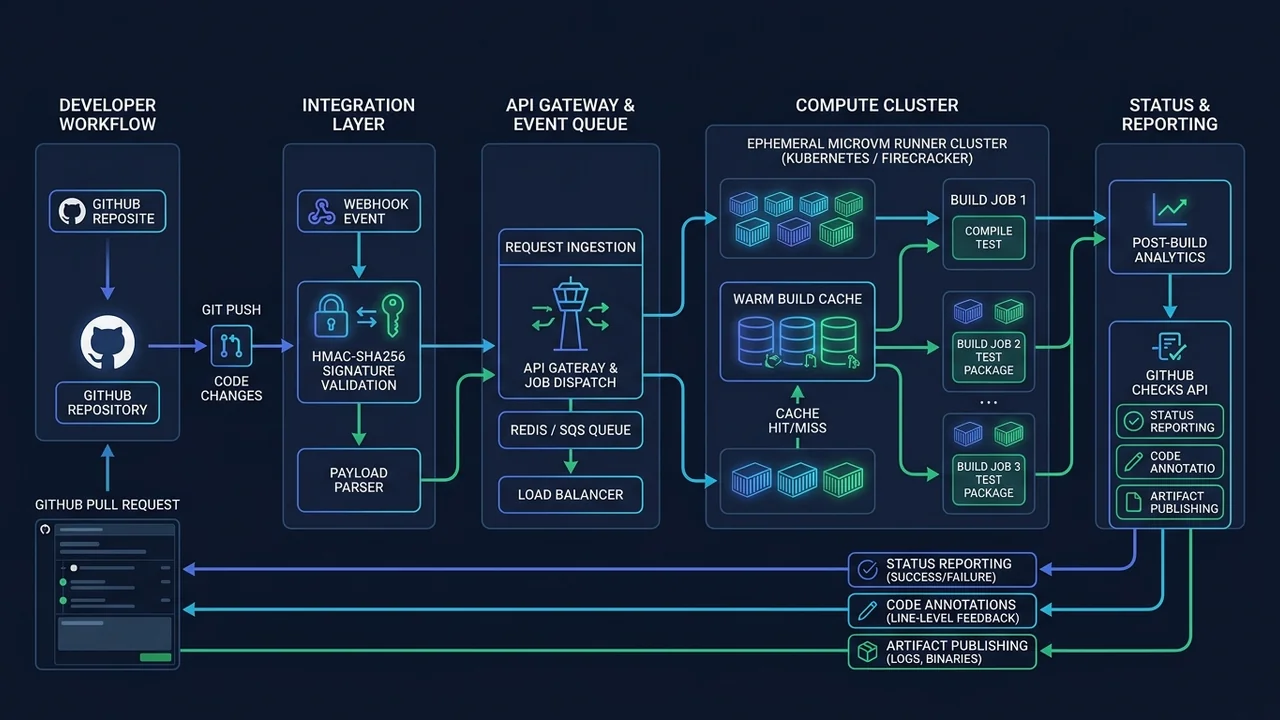 Arquitectura de Plataforma Centralizada Basada en Eventos con GitHub Apps